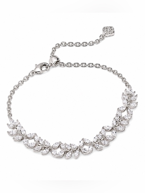 Kendra Scott Jewelry - Kendra Scott Rosalie Silver Tennis Bracelet in White CZ